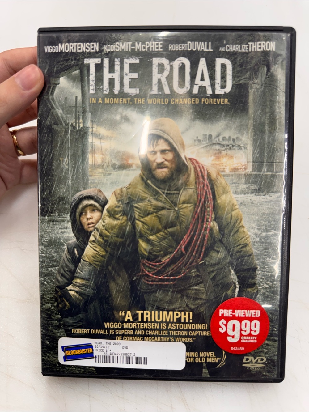The Road (DVD, 2010) Cormac McCarthy Viggo Mortensen Disc Tested